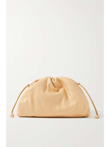 BOTTEGA VENETA The Pouch small gathered leather clutch