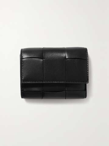 BOTTEGA VENETA Cassette intrecciato leather wallet