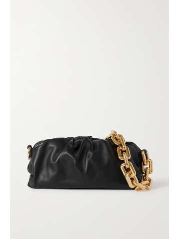 BOTTEGA VENETA Pochette en cuir à fronces The Chain Pouch