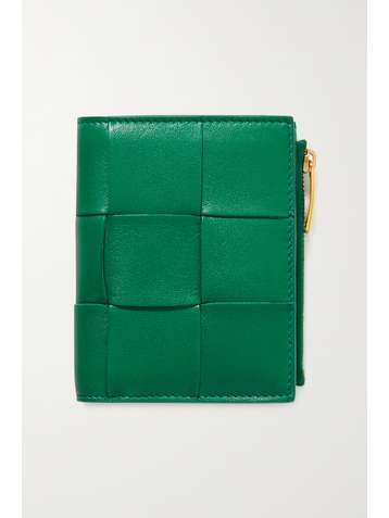 BOTTEGA VENETA Cassette intrecciato leather wallet