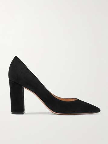 GIANVITO ROSSI Piper 85 suede pumps