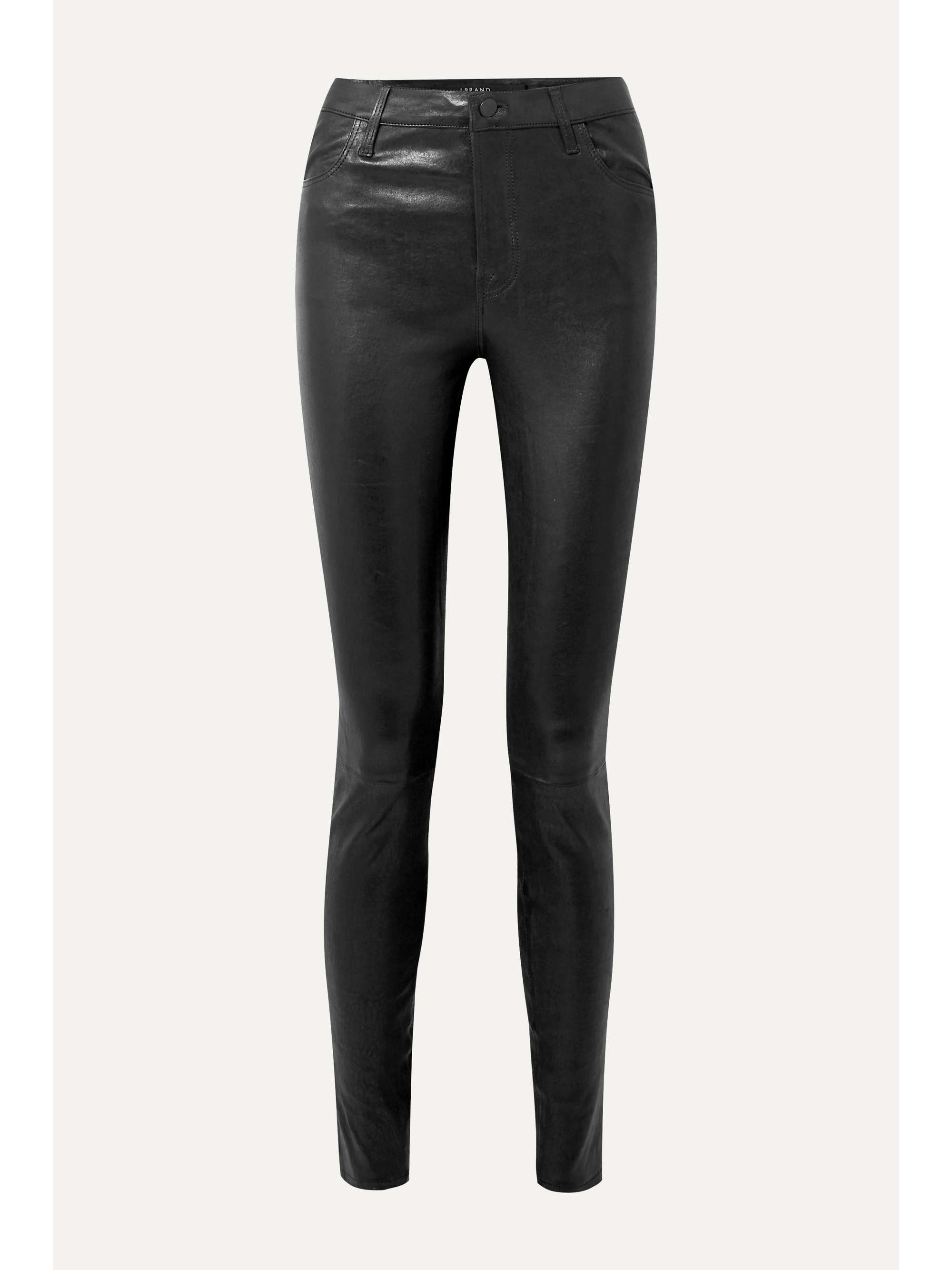 Black Maria leather skinny pants | J 