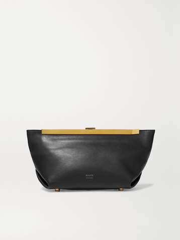 KHAITE Pochette en cuir Envelope Pleat
