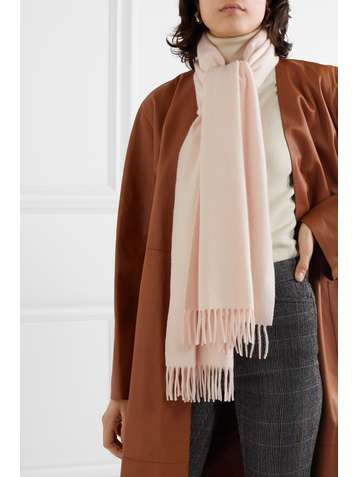 LORO PIANA Unita fringed cashmere scarf