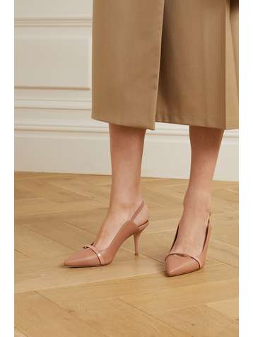 MALONE SOULIERS Marion 70 leather slingback pumps