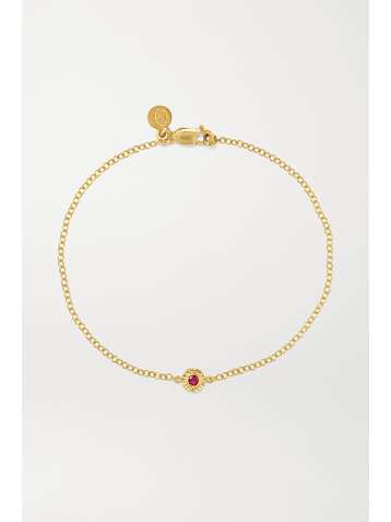 OCTAVIA ELIZABETH + NET SUSTAIN Nesting Gem 18-karat recycled gold ruby bracelet