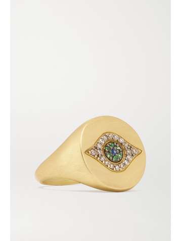 ILEANA MAKRI Golden Dawn 18-karat gold multi-stone ring