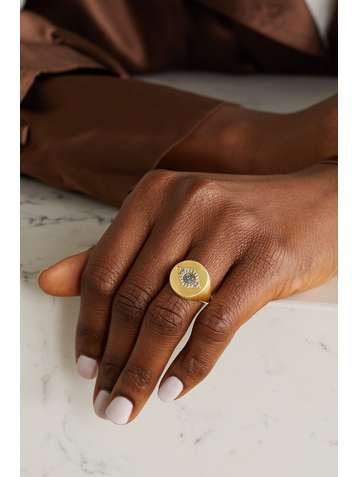 ILEANA MAKRI Golden Dawn 18-karat gold multi-stone ring