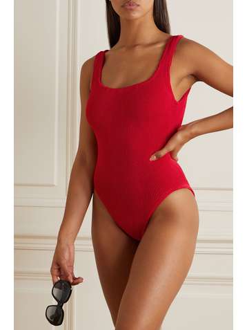 HUNZA G Seersucker swimsuit