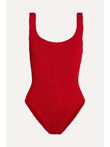 HUNZA G Seersucker swimsuit