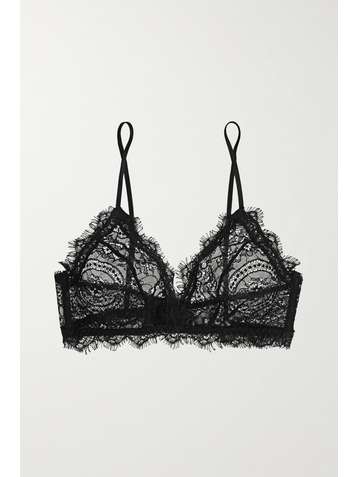 ANINE BING Stretch-lace soft-cup triangle bra