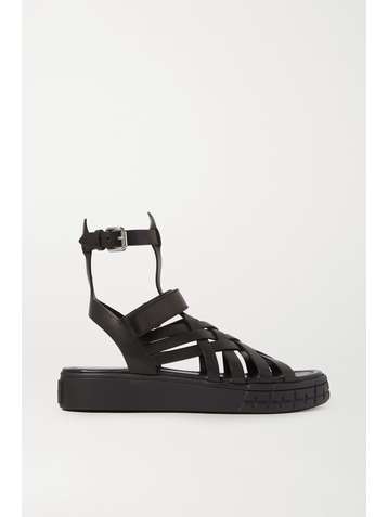 PRADA Leather platform sandals