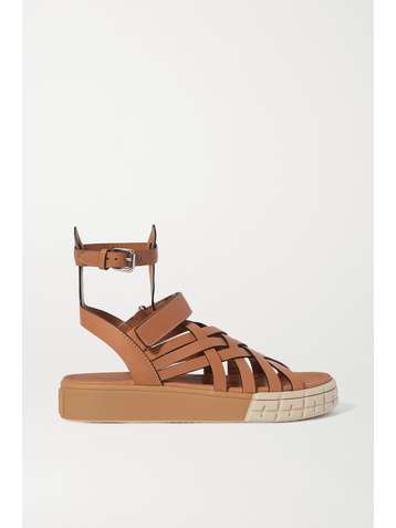 PRADA Leather platform sandals