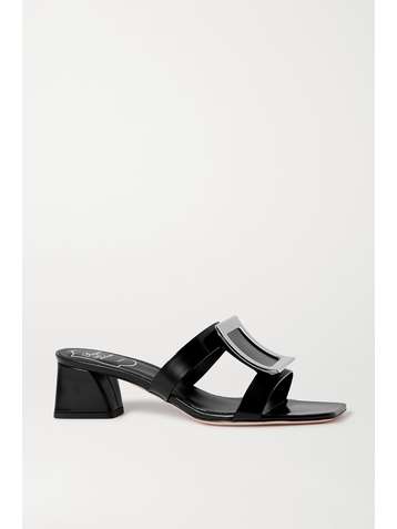 ROGER VIVIER Bikiviv' embellished leather mules