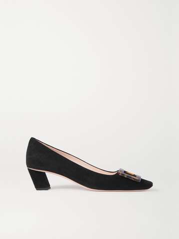 ROGER VIVIER Belle Vivier Pumps aus Veloursleder