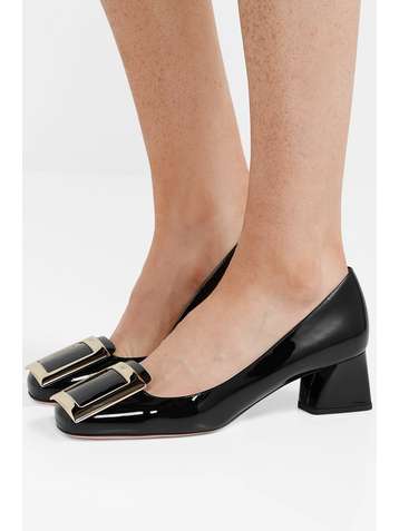ROGER VIVIER Belle de Jour patent-leather pumps