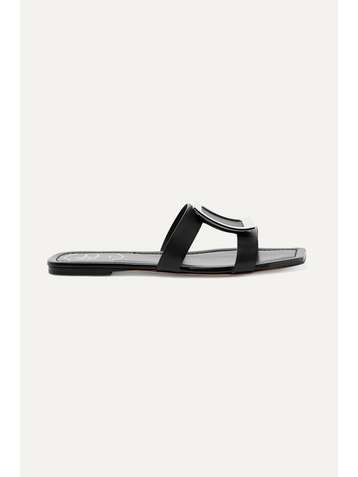 ROGER VIVIER Bikiviv' embellished leather slides