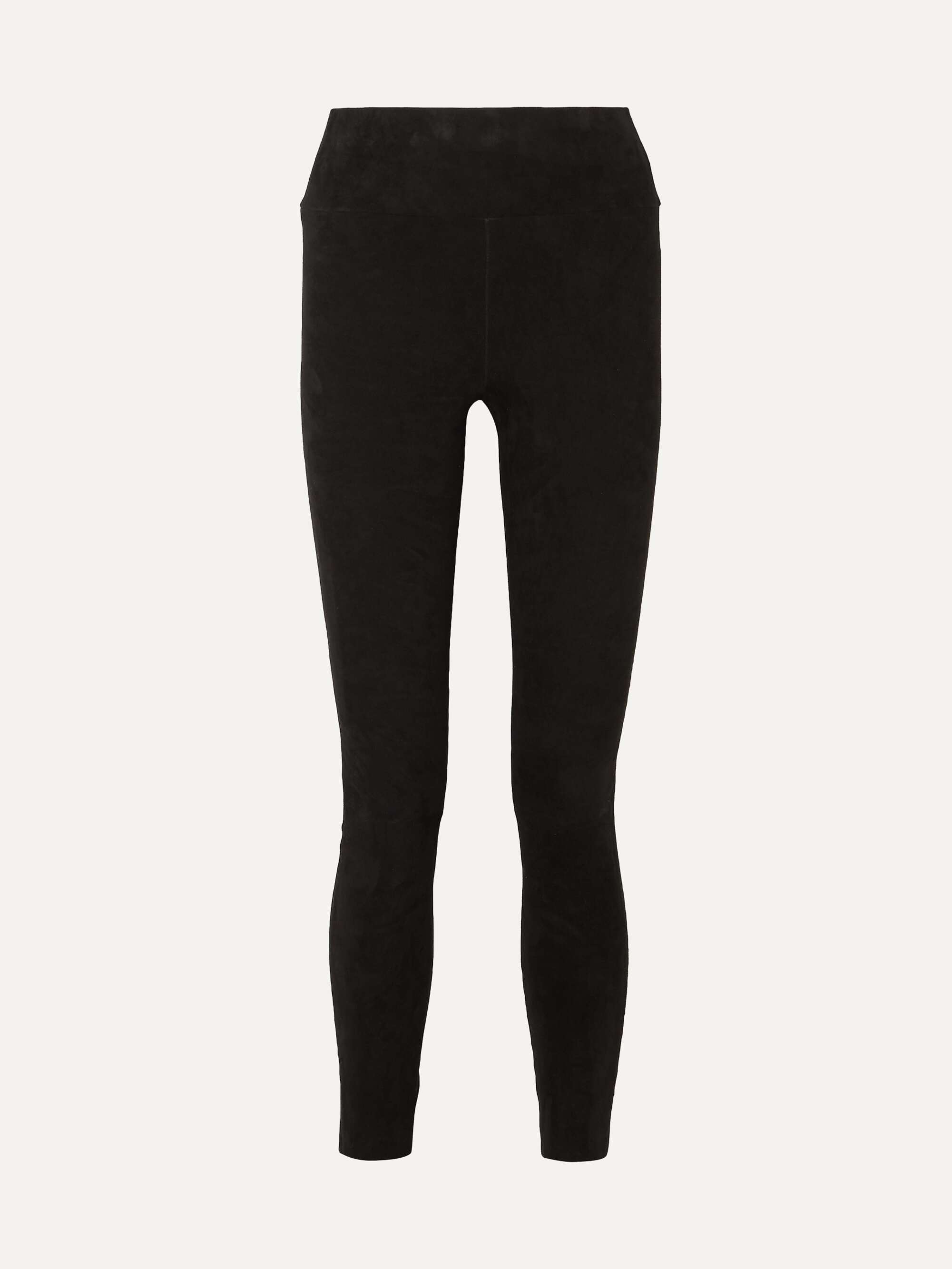 Black Suede leggings | SPRWMN | NET-A 