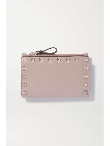 VALENTINO Valentino Garavani Rockstud leather wallet