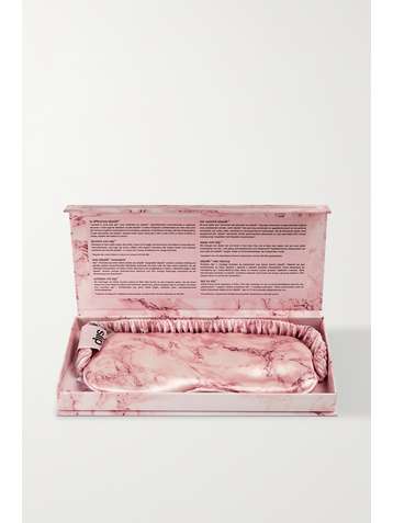 SLIP Marbled mulberry silk eye mask