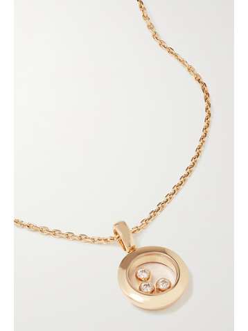 CHOPARD + NET SUSTAIN Happy Diamonds Kette aus 18 Karat Gold mit Diamanten
