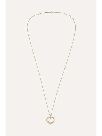 CHOPARD + NET SUSTAIN Happy Diamonds 18-karat gold diamond necklace