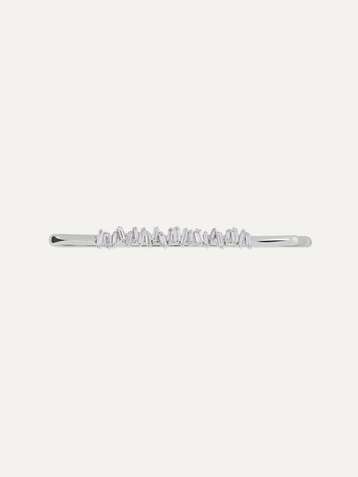 SUZANNE KALAN 18-karat white gold diamond hair slide