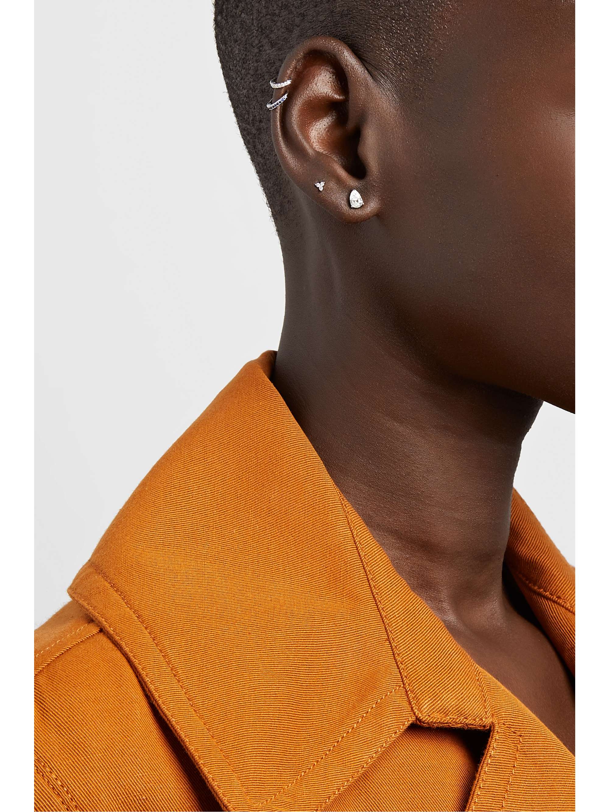 MARIA TASH 18-karat gold diamond earring