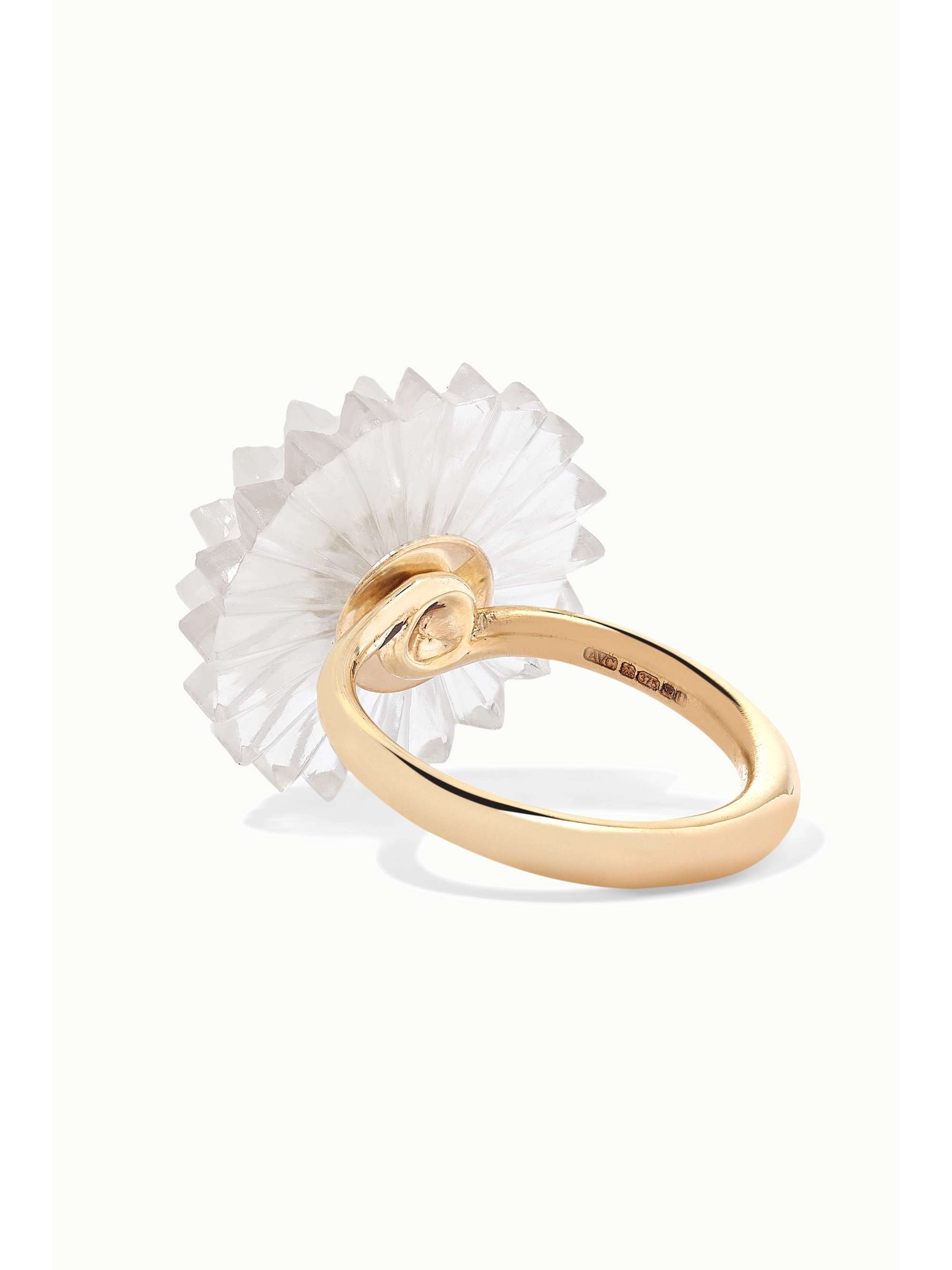 ALICE CICOLINI Summer Snow 9-karat gold multi-stone ring