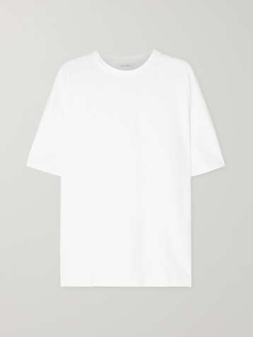 NINETY PERCENT + NET SUSTAIN Faye oversized organic cotton-jersey T-shirt