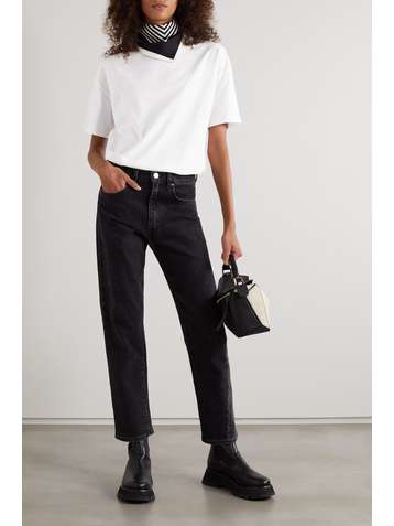 NINETY PERCENT + NET SUSTAIN Faye oversized organic cotton-jersey T-shirt