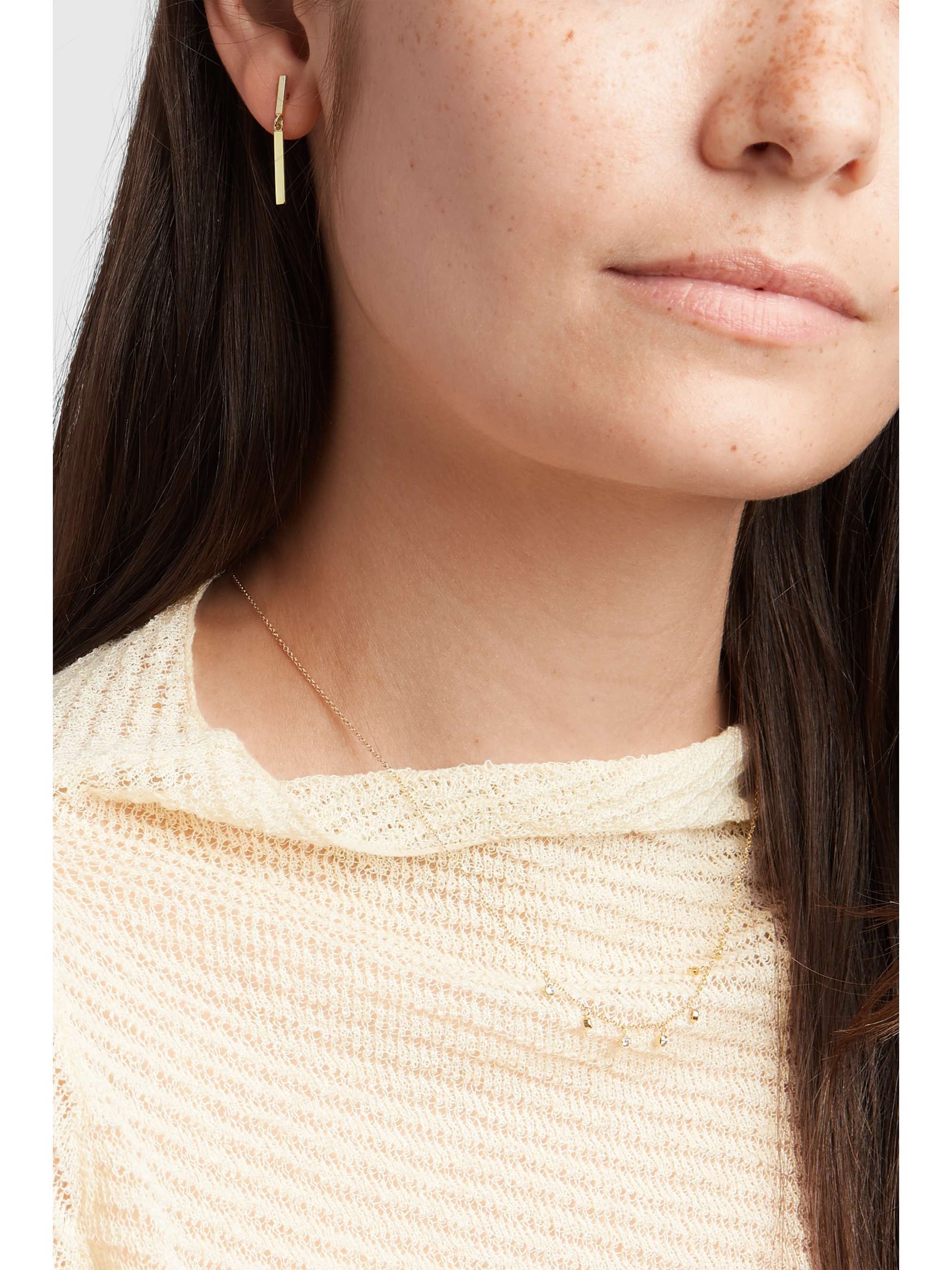 JENNIFER MEYER 18-karat gold earrings