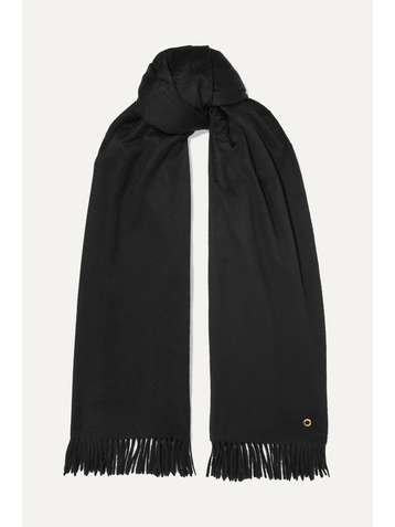 LORO PIANA Opera fringed cashmere scarf