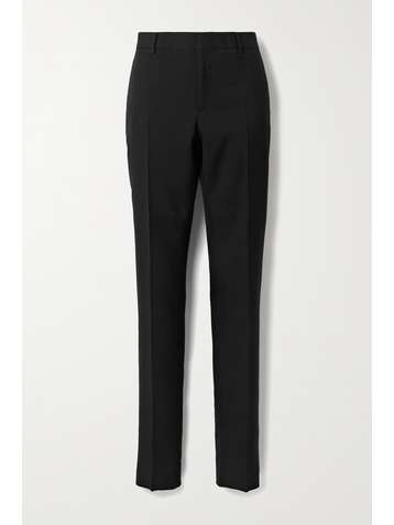 SAINT LAURENT Wool-gabardine slim-leg pants