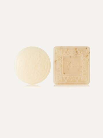 SENTEURS D'ORIENT + NET SUSTAIN Ma'amoul Soap Rose of Damascus and Almond Exfoliant Refill Duo