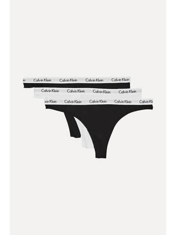 CALVIN KLEIN Lot de trois strings en jersey de coton stretch Carousel