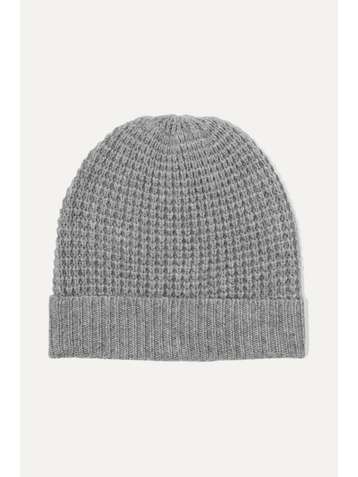 MADELEINE THOMPSON Holby waffle-knit cashmere beanie