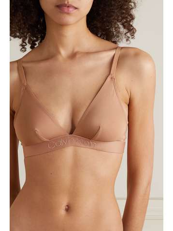 CALVIN KLEIN Soutien-gorge triangle à bonnets souples en jersey stretch