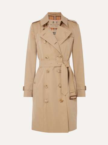 BURBERRY The Chelsea cotton-gabardine trench coat