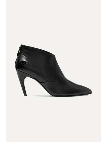 ROGER VIVIER Choc Real V leather ankle boots