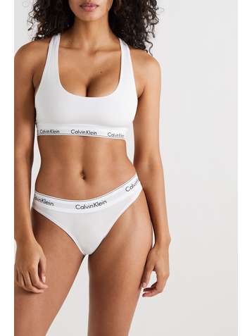 CALVIN KLEIN Culotte en coton mélangé stretch Modern Cotton