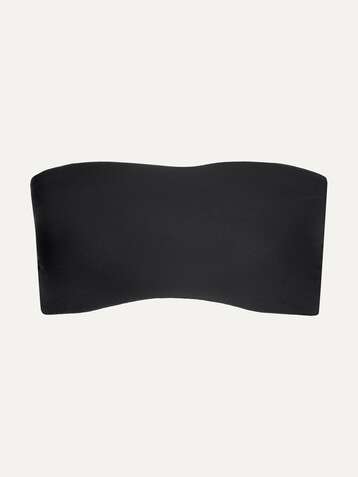 COMMANDO Double Take Bandeau-BH aus Stretch-Material mit Spitzeneinsatz
