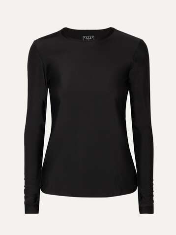 COVER SWIM + NET SUSTAIN stretch recycled rash guard