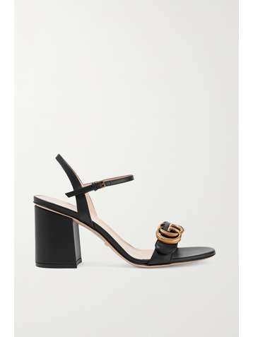 GUCCI Marmont logo-embellished leather sandals