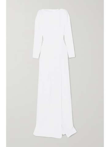 ROLAND MOURET Ella wool-crepe gown