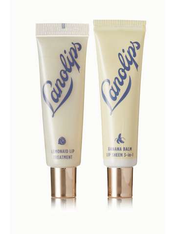 LANO - LIPS HANDS ALL OVER Duo de soins pour les lèvres Treat + Moisturize + Glow, 2 x 12,5 g