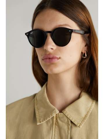 RAY-BAN Round-frame acetate sunglasses