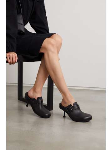 BALENCIAGA Mallorca Mules aus Leder