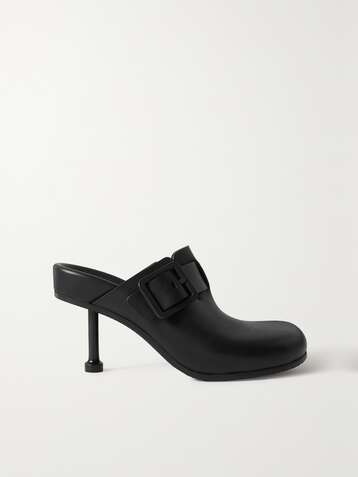 BALENCIAGA Mallorca Mules aus Leder