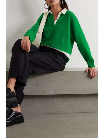 ARCH4 Beatrice Place Kaschmirpullover mit Streifen